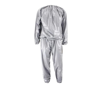 Golden Sauna Suit Slimming Weight Loss Suit Tear Resistant Suitable For Running Gym Jogging CardioWeight Lifting Fitness Workout For Men Women - L in KSA