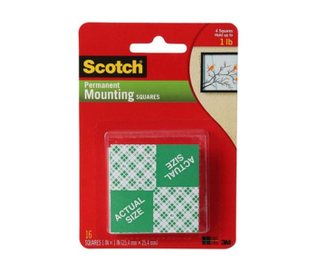 Express Delivery - 3M 16-Piece Scotch Permanent Mounting Squares - ID 136939