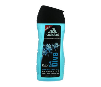 Express Delivery - Adidas 2-In-1 Ice Dive Marine Extract Hair And Body Shower Gel - ID 136294