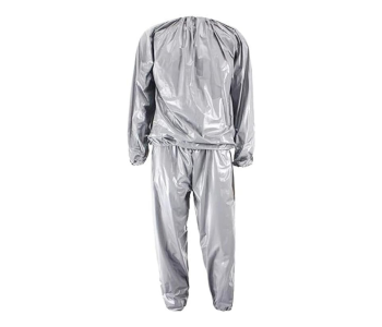 Golden Sauna Suit Slimming Weight Loss Suit Tear Resistant Suitable For Running Gym Jogging CardioWeight Lifting Fitness Workout For Men Women - XXL in KSA