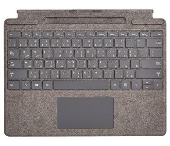 Microsoft 8XA-00074 Surface Pro Signature English Arabic Keyboard - Platinum in UAE