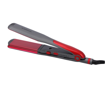 Express Delivery - Olsenmark OMH4085 Wide Floating Plate 2-in-1 Hair Straightener - Grey and Red - ID 136624