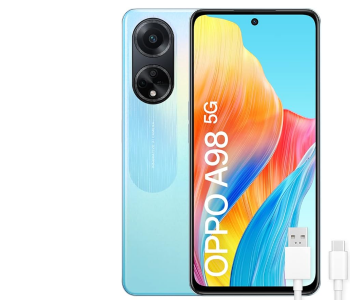 Express Delivery - Oppo A98 5G 8GB RAM 256GB -Dreamy Blue - ID 136196