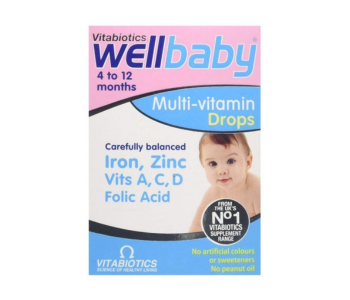 Express Delivery - Vitabiotics Wellbaby Multi-Vitamin Drops 30 ml - ID 136047