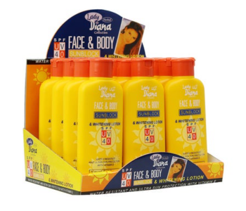 Express Delivery - Lady Diana 12-Piece Sunblock And Whitening Lotion SPF40 - ID 136424