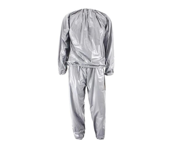 Golden Sauna Suit Slimming Weight Loss Suit Tear Resistant Suitable For Running Gym Jogging CardioWeight Lifting Fitness Workout For Men Women - S in KSA
