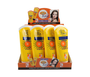 Express Delivery - Lady Diana 4-Piece Sunblock Cream With Vitamin E SPF UV 40 - ID 136473