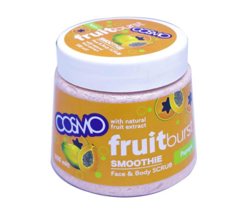 Express Delivery - COSMO 12-Piece Fruitburst Smoothie Face And Body Scrub With Papaya - ID 136146