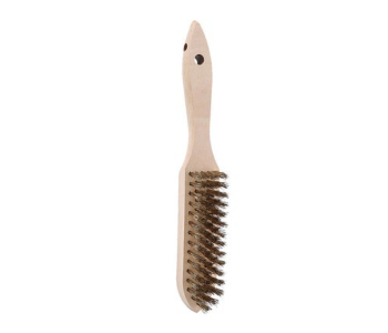 Express Delivery - Suki 3 Row Brass Plated Wire Brush - ID 135903