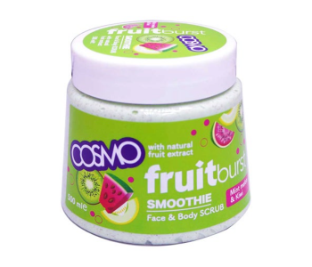 Express Delivery - COSMO 12-Piece Fruitburst Smoothie Face And Body Scrub With Mint Melon And Kiwi - ID 136444