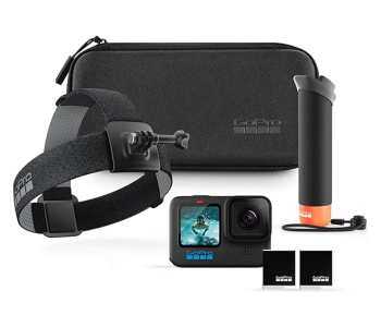 GoPro Hero12 Black Special Bundle With Handler Head Strap 2.0 Enduro Battery Carrying Case in UAE