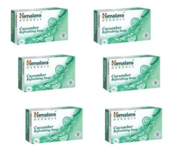 Express Delivery - Himalaya Pack Of 6 Cucumber And Coconut Soap - ID 135785