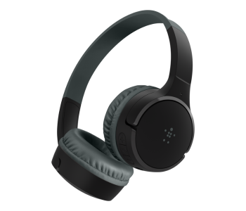 Express Delivery - Belkin AUD002btBK SoundForm Mini Wireless On-Ear Headphones for Kids - Black - ID 135508