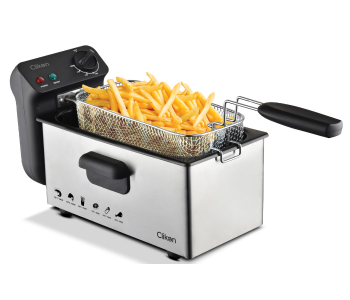 Express Delivery - Clikon CK358 3 Liter Deep Fryer - Stainless Steel - ID 137254