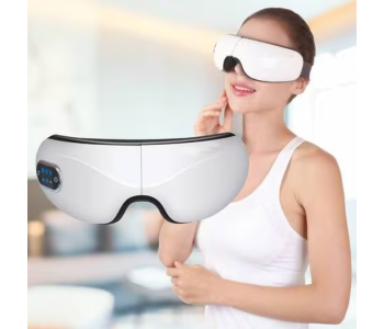 Express Delivery - Eye Massager Heating Eyes Mask With Music Airbag Massage For Migraines, Dry Eye, Eye Strain, Dark Circles Relief Improve Sleep - ID 136868