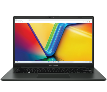 Asus E1404FA-NK185W Vivobook Go 14 14-inch FHD Display AMD Ryzen 5-7520U Shared AMD Radeon Graphics 8GB 512GB SSD English-Arabic Keyboard Windows 11 Home - Black in UAE