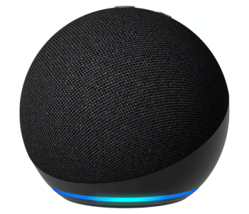 Express Delivery - Amazon Echo Dot 5th Gen With Built-in Alexa Smart Speaker - Black  - ID 137516