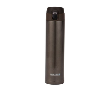 Royalford RF11246 520ml Stainless Steel Vacuum Water Bottle - Black in UAE