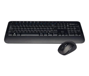 Microsoft M7J-00028 Wireless Keyboard And Mouse - Black in UAE