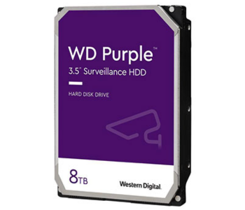 Western Digital WD 8TB SATA Internal HDD - Purple Front View - ID 137433