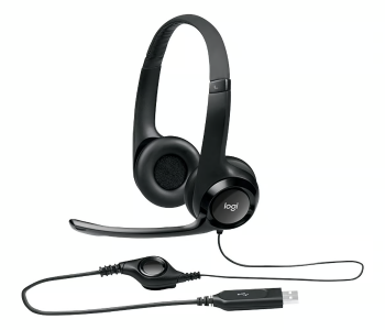 New Arrivals For Logitech H390 USB Computer Headset - Black - ID 137826