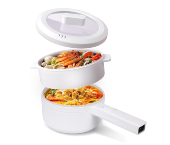 Portable Electric Hot Pot Cooker Steamer, Multifunctional Non-stick Pan, Suitable For Ramen, Steak, Egg, Rice, Oatmeal, Soup in UAE