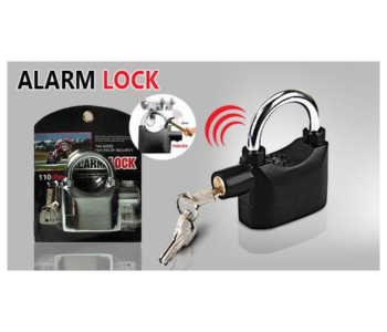 Siren Alarm Lock Anti-Theft Security System Door Motor Bike Bicycle Padlock With 3 Keys in KSA