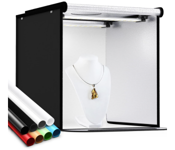 Studio Box Softbox 80W White Light Photo Lighting Studio Shooting Tent Box Kits & Photography Backdrop in UAE