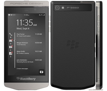 BlackBerry Porsche Design P'9982 64Gb TRA Factory Unlocked In Dark Platinum P9982 Luxury Mobile Smart Phone Genuine International Version in KSA