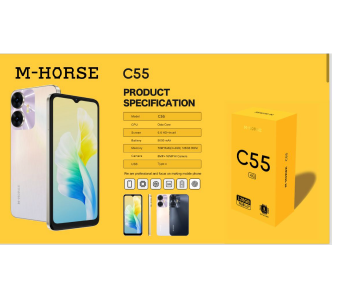 M-HORSE C55 4G Mobile Best Android Phones 2024 6.6 7GB+128GB 8MP+16MP in KSA