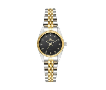 Rio Double Color Strap Ladies Watch - Black in KSA