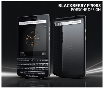 Black Berry P'9983 Porsche Design 64GB TRA - (GSM Only, No CDMA) Factory Unlocked - International Version in KSA