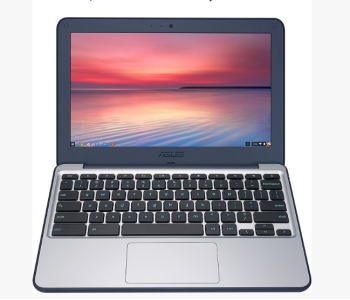 ASUS Chromebook C202SA 11.6 Inch 180 Degree Intel Celeron 4 GB, 16GB EMMC Refurbished Laptop With App Store in UAE