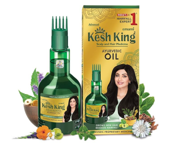 Kesh King Ayurvedic Anti Hairfall Hair Oil | 21 Natural Ingredients With Bhringraja, Amla And Brahmi - 120 Ml in UAE