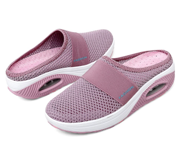 Express Delivery - Fashion Breathable Mesh Slip-On Shoes Good-Looking Travel Essentials For Women EU 41 - Purple - ID 132449