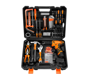 Express Delivery - High Quality Home Power Tools Combo Kit Tool Set with 84pcs Accessories Toolbox and 12V Cordless Drill Set for Home Cordless Repair Tool Kit - ID 138405