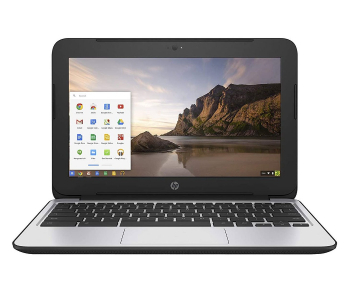 HP Chromebook 11 G5 EE With Playstore 11.6 Inch Intel Celeron N3060 Processor 4GB RAM 16GB SSD Intel HD Graphics Refurbished Laptop - Black in UAE