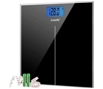 Letsfit Digital Body Weight Scale Bathroom Scale Large Backlit Display EB5636H in UAE