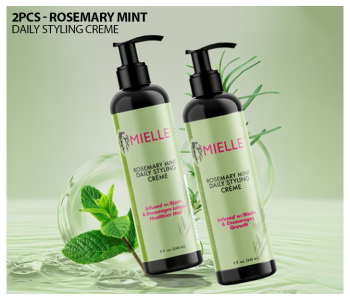 Bundle 2 PCs Set ROSEMARY MINT DAILY STYLING CRÉME in UAE