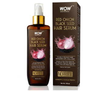 WOW Onion Hair Oil With Black Seed Oil Extracts Controls Hair Fall No Mineral Oil, Silicones & Synthetic Fragrance 200 Ml in UAE