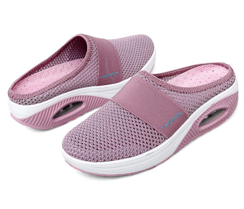 Express Delivery - Fashion Breathable Mesh Slip-On Shoes Good-Looking Travel Essentials For Women EU 37 - Purple - ID 132451