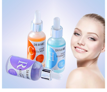 Dr Rashel Vitamin C, Retinol & Hyaluronic Acid Complete Facial Serum Moisturizing Repair Set, in KSA