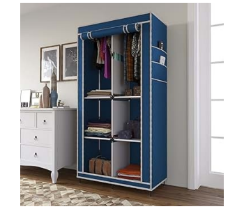 Easy To Assemble Large Portable Closet Organizer,Assorted in UAE