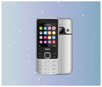 INOI 243 Classic Dual Sim Mobile Phone Metal Body English Arabic Keyboard in KSA