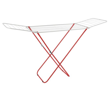 Royalford RF10174 Multifunctional Foldable Metal Drying Rack - White And Red in KSA