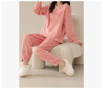 Bundle 1 PCs Set Womens Autumn Winter Warm Pajamas Pants Set Flannel Thick Korean Fleece Sleepwear Female Velvet Pajama Woman Home Suite - Assorted + 1 PCs Set Women Fitness Crop Seamless Bra Women Cotton Bra Casual Letter Bra Detachable Sling Top Fitness Breathable Without Steel + 1 PCs Set EMYC 304 25ml Gents Perfume in KSA