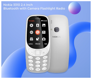 Nokia Nokia 3310 2.4 Inch Bluetooth With Camera Flashlight Radio in KSA