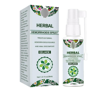 Natural Herbal Hemorrhoids Spray External And Internal Hemorrhoids Treatment With 100% Natural Herbal Extracts Formula 30 ML in KSA