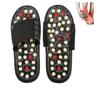 Foot Acupressure Massage Slippers, Foot Massage Sandals, Health Foot Acupoint Massage Slippers Home Daily Summer Men And Women Couples in KSA