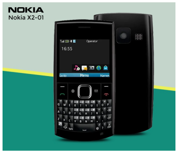 Nokia X2-01 Unlocked Phone Symbian OS Mp3 Mp4 Player QWERTY Keyboard in KSA